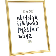Deknudt Frames S011A4 Bilderrahmen 40x60 Kunststoff Goldfarbe Kunststoff Fotokader