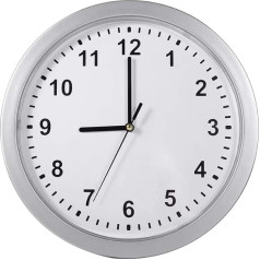 iFCOW Wall Clock Safe Box, Wall Mount Clock with Hidden Storage Shelf, Hidden Wall Clock, Safe Container for Money, Jewellery, Valuables, Cash