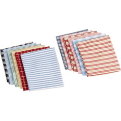 dunroven House Homespun 18 x 53,3 cm Fat Quarters 12pcs-white und Creme