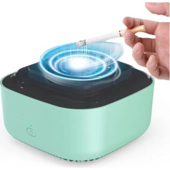 Neioaas Smokeless Ashtray - 2 in 1 Multifunctional Ashtray, Air Purifier, Ashtray with Filter, Multifunctional Portable Negative Ion Air Freshener for Business, Car, Home