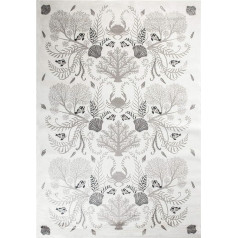 Vallila Koralli Rug 140 x 200 cm White Grey