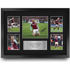 HWC Trading FR A3 Jarrod Bowen Hammers Printed Memorabilia Signed Autograph Photo Display for Football Fans and Fans - A3 Framed