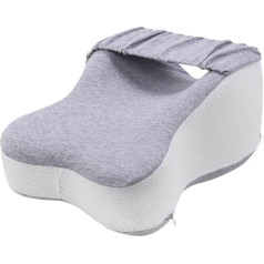 ZEVNRUO Memory Foam Knee Pillow for Side Sleepers, Orthopaedic Leg Pillow for Pain Relief, Ergonomic Sleeping Pillow to Support Relief from Back, Knee, Hips, Joint Pain