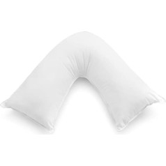 Roy Textile Orthopedic V Shaped Pillow Back and Neck Support Nursing Pillow Pregnancy Pillow (V Pillow Only)