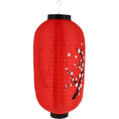 Didiseaon Plum Lantern Hanging Lantern Shades for Asian Japanese Party Decoration Asia Japanese Lantern Decorative Paper Lantern White Silk Wrought Iron Sushi