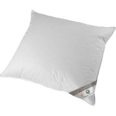 Schäfer Down Pillow | Extra Soft | Filled with 100% Semi-White Arctic Country Down | 80 x 80 cm