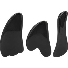 Gua Sha Board Massager Kit, Professional Obsidian Face Massage, Gua Sha Tool, Portable Body Therapy Scraping Board Set