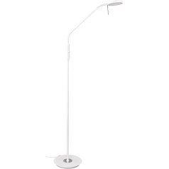 Trio Leuchten Monza 423310131 LED Floor Lamp Metal Matt White with 12 Watt LED Touch Sensor