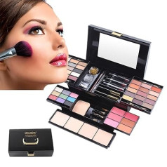 AFGSsm Make up set for women, make-up set women, make-up case for girls, make-up with eyebrow cream, eye shadow, lipstick, lip gloss, mascara (39 colours)