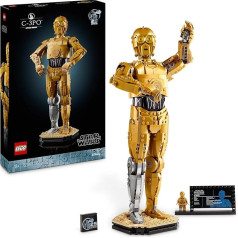 LEGO Star Wars C-3PO B, Buildable Droid, Collectable, Build and Display Model, Nostalgic Gift Idea for Adults and Fans, Collectable Item 75398