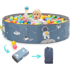 RUGUIES - Ball Pit Baby Ball Pit Children Ball Pool Round Ball Pit Without Balls Ball Pit Outdoor XL 120 x 30 cm Waterproof (Balls Not Included)