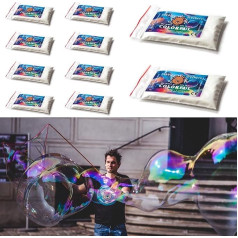 Bubble Brothers Bubble Liquid for Giant Soap Bubbles 2 x 5 Litre Soap Bubbles Refill Bottle Large and Stable Soap Bubbles Powder Soap Water (10 x 5 L)