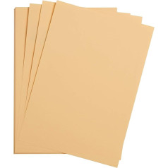 Clairefontaine 97864C Pack (with 25 Sheets of Drawing Paper Maya, DIN A1, 59.4 x 84 cm, 120 g, Smooth, Ideal for Drying Technique and Framing) Apricot