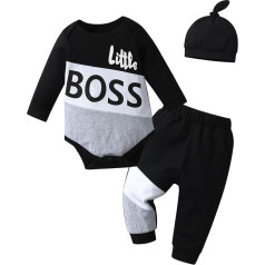 Planooar Newborn Baby Boys Hoodie Clothing Outfit Long Sleeve Top + Trousers