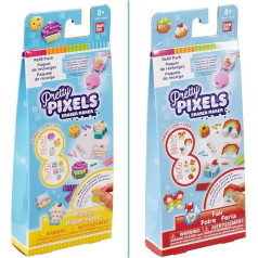 BANDAI Pretty Pixels - Krazy Pixels - Eraser Factory - Refill Kit - Random Model - Craft - 38535