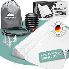 WOLKENGLÜCK® Inflatable Fall Protection Bed [150 cm] - Bed Edge Protector for Babies & Children - Suitable for All Beds - Includes Air Pump [Ideal for Travel]