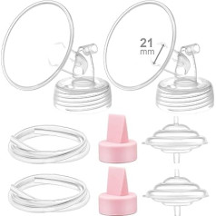 Maymom Pump Part Compatible with Spectra S2 Spectra S1 9 Plus Breast Pump Replacement for Spectra Pump, Spectra S1 Accessories, Spectra Flange, Spectra Duckbill Valve, Flange 21mm