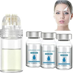 Gla-mory Micro Infusion System for Lips, Micro Infusion Facial System, Smooth Skin Facial Serum for All Skin Types, Pack of 3