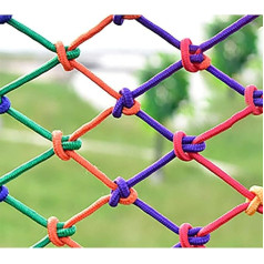 ININOSNP Kletternetz Buntes Kletterfrachtnetz Mehrzwecknetz Seilleiternetz zur Unterstützung von Kletterpflanzen(2 * 5m)