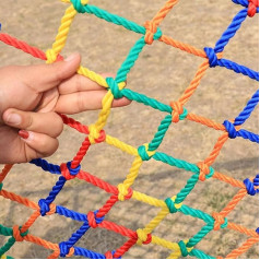 ININOSNP 6 mm Dickes Kinder-Frachtnetz, Kletternetz for den Außenbereich, Sicherheitsnetz for Kinder, Balkon, Spielplatz, Deck, Treppe, dekorativer Zaun, temporärer Zaun(5x5/16.4x16.4ft)