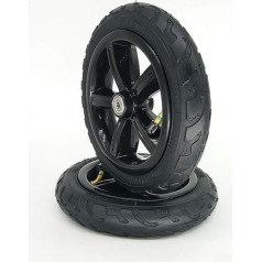 Electric Scooter Tyres, 8 Inch 8 x 1 1/4 Non-Slip Tyre Wheels, Suitable for Explosion-proof Solid Tyres and Pneumatic Tyres for Stroller/Electric Scooter, Easy Installation (B2) (A2)