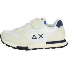 SUN 68 Boy's Niki Solid Trainers Bianca da Bambino Z33321-01