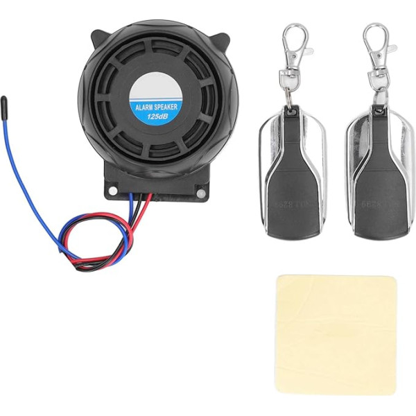 Headerbs Motorcycle Alarm System, Motorcycle Security Alarm System, Anti-Theft, 2 Remote Control, 12V Waterproof, Universal for Motorcycles