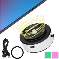 BTFO Magnetic Suction Cup Mount for Car, 360° Rotatable Magnetic Suction Cup Holder for Mobile Phone Adjustable Suction Cup Mount for Mobile Phone for Dashboard Windscreen Mirror (Silver)