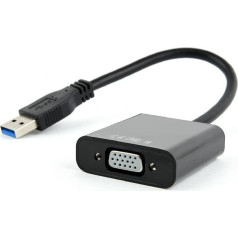 Adapteris usb 3.0 -> vga melns