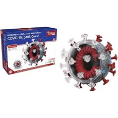 EXPLORA - Covid Coronavirus - Anatomy of the virus - 544004 - Realistic model with 50 parts - Assembly instructions and educational quiz - Discovery kit - Children's game - Scientific - From 8 years
