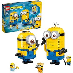 LEGO 75551 Minions Brick-Built Minions and Their Lair Display Models with Stuart, Kevin & Bob Figures