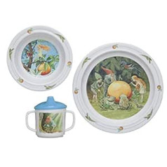 Rätt Start die Sonne Ei Design Kinder Geschirr 3-teilig Geschenk-Box