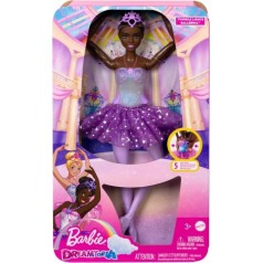 Mattel Barbie dreamtopia balerīna lelle burvju gaismas brunete