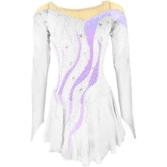 JRUIA Professional jerseys for rhythmic gymnastics ice skating dress for girls ice skating skirt performance competition clothing roller skate suit with rhinestones
