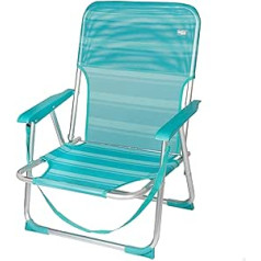 AKTIVE Folding Chair Aluminium Light Blue