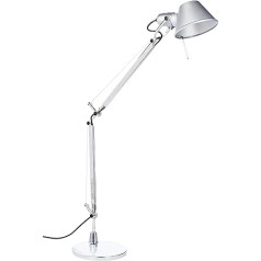 Artemide - Tolomeo Tavolo Mini Table Lamp. High-quality aluminium table lamp with table base ø20cm. Made in Italy