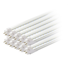 Set: 10x LED fluorescent lamp 120cm 18w T8 4000K G13 neutral transparent