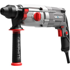 Graphite SDS+ 800W hammer drill, case