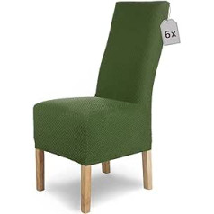 Scheffler Home Stretch Chair Cover Luna-Lang, Elastic Chair Cover, Chair Covers Swing Chairs, Fitted Cover with Elastic Strap, Elegant Chair Covers