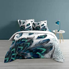 Douceur d'Intérieur 3 Piece Duvet Cover 240 x 220 cm Printed 57 Thread Count Place Pluma Design