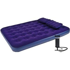 Jilong Water Repellent Unisex Outdoor Air Bed available in Purple - Size 203 X 152 X 22 cm