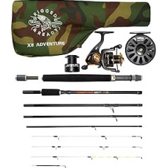X5 Series Travel Fishing Rod & Case (X5 Max, Travel & Combo) - Nano-Carbon Fishing Rod Combinations for All Your Fishing Needs. Spin Fishing, Fly Fishing, Ledger Fishing and More.