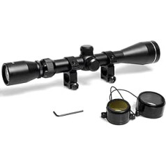 Goetland 3-9x40 Rifle Scope Optics R4 Reticle Tactical Hunting Sniper with Brackets