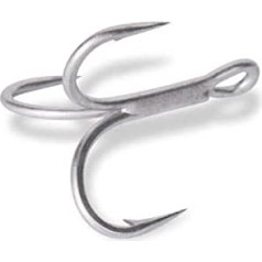 Mustad 4 x/1 x S bis Inline Treble Angeln Terminal Tackle (5 Pack), schwarz Nickel, Größe 4