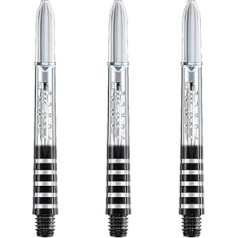 WINMAU Prism Force Force Dart Stems, Force Grip Zone Stems, Medium 48mm, Clear