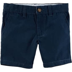Carter's Baby Flat Front Khaki Shorts Blue 9 Months