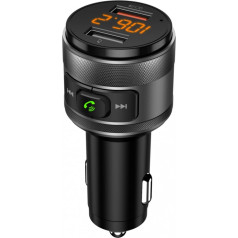 Automobiļu fm mp3 raidītājs ar bt funkciju, usb lcd fm-57 qc3.0