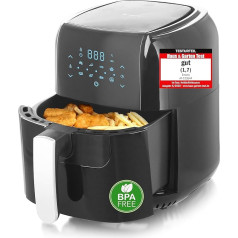 Emerio Hot Air Fryer, Smart Fryer for Frying without Oil