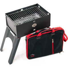 Innovativster BBQ-Grill Gizzo, Tragbare Grill, Mobiler Holzkohlegrill, Transportabler, Camping, Picknick Barbecue