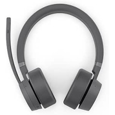 Lenovo Go Wireless ANC Headset with Charging Stand, Grey